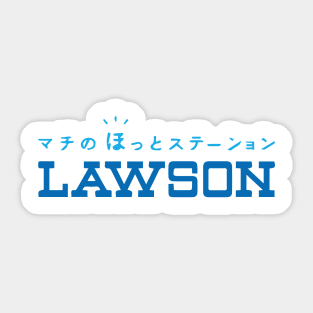 Lawson Station Japanese Convenience Store Logo Sticker